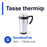 Tasse thermique personnalisable Carson avec logo - Miniature 6