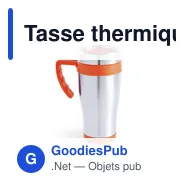 Tasse thermique personnalisable Carson avec logo - Miniature 9