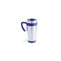 Variante bleu - Tasse thermique personnalisable Carson avec logo