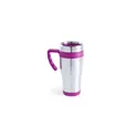 Variante fuchsia - Tasse thermique personnalisable Carson avec logo