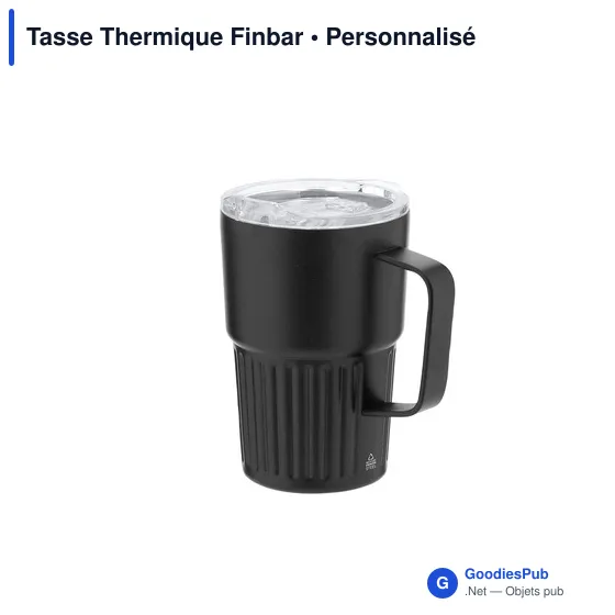 Tasse thermique personnalisable Finbar avec logo - 400 ml - Image 2