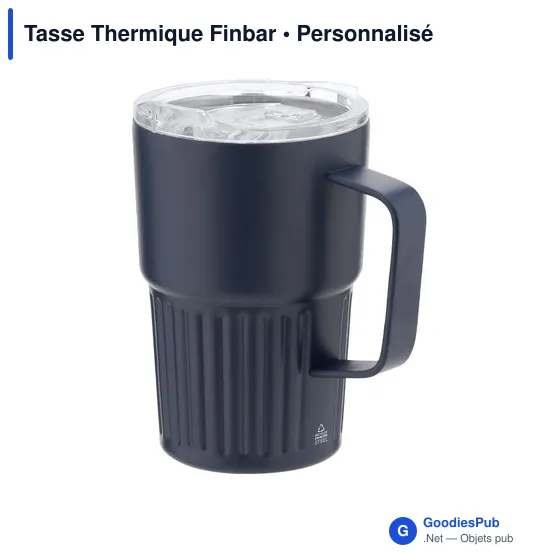 Tasse thermique personnalisable Finbar avec logo - 400 ml - Image 3
