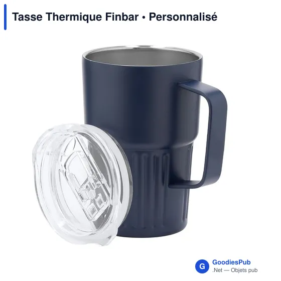 Tasse thermique personnalisable Finbar avec logo - 400 ml - Image 8
