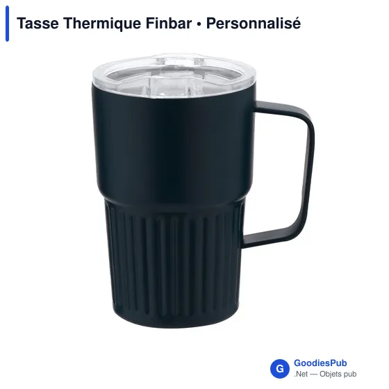 Tasse thermique personnalisable Finbar avec logo - 400 ml - Image 9