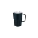 Variante bleu marine - Tasse thermique personnalisable Finbar avec logo - 400 ml