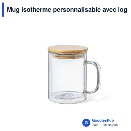 Mug isotherme personnalisable avec logo pour entreprises