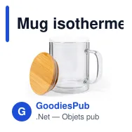 Mug isotherme personnalisable avec logo pour entreprises - Miniature 2