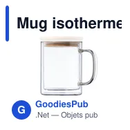 Mug isotherme personnalisable avec logo pour entreprises - Miniature 3