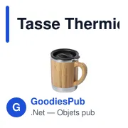 Tasse Thermique Vanatin - Miniature 1