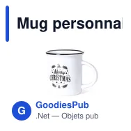Mug personnalisable avec logo pour entreprises - Tiffany - Miniature 1