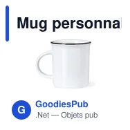 Mug personnalisable avec logo pour entreprises - Tiffany - Miniature 3