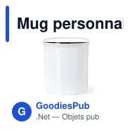 Mug personnalisable avec logo pour entreprises - Tiffany - Miniature 5