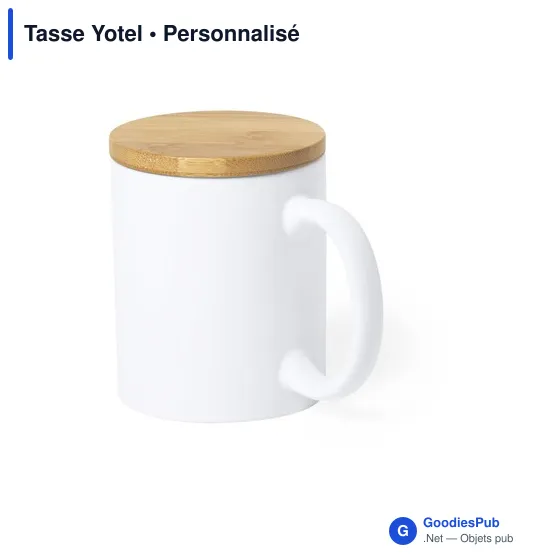 Tasse personnalisable Yotel avec logo - Mug éco-friendly - Image 2