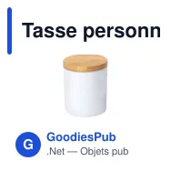 Tasse personnalisable Yotel avec logo - Mug éco-friendly - Miniature 4