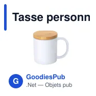 Tasse personnalisable Yotel avec logo - Mug éco-friendly - Miniature 5