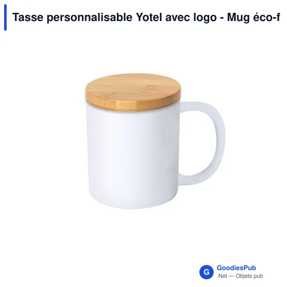 Tasse personnalisable Yotel avec logo - Mug éco-friendly - Image 5