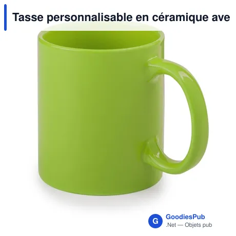 Tasse personnalisable en céramique avec logo - Tasse Zifor