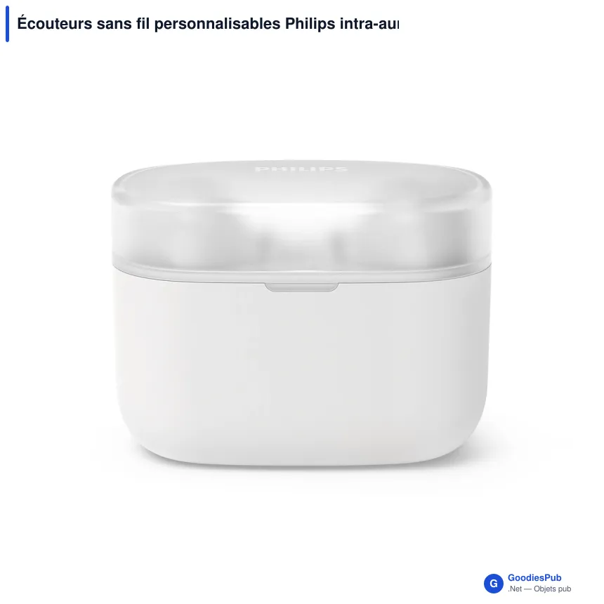 Écouteurs sans fil personnalisables Philips intra-auriculaires avec logo - TAT2000 - Image 2
