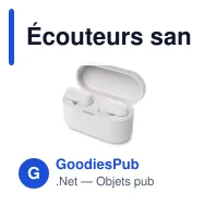 Écouteurs sans fil personnalisables Philips antibruit avec logo - TAT3509 - Miniature 3