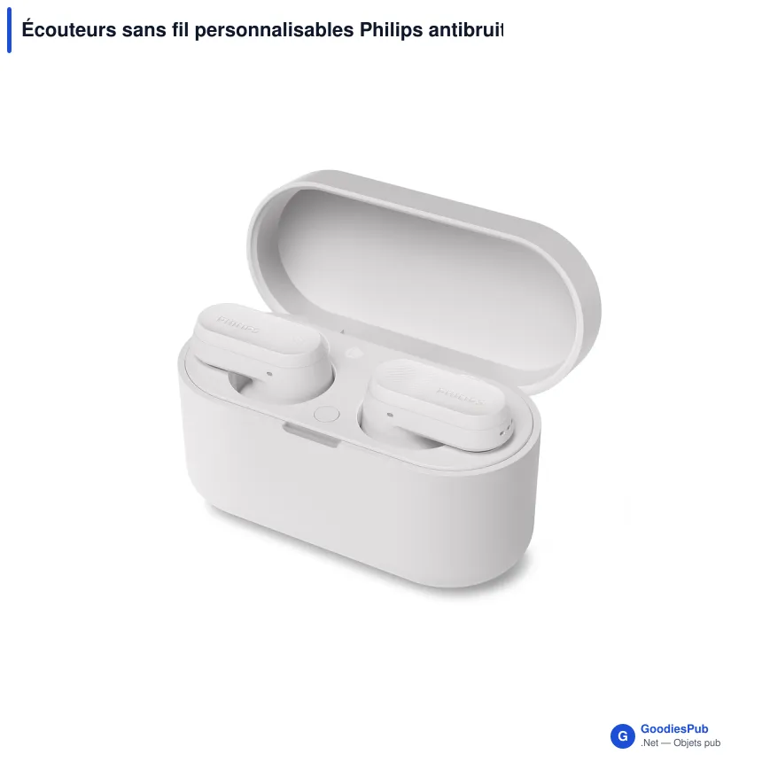 Écouteurs sans fil personnalisables Philips antibruit avec logo - TAT3509 - Image 3