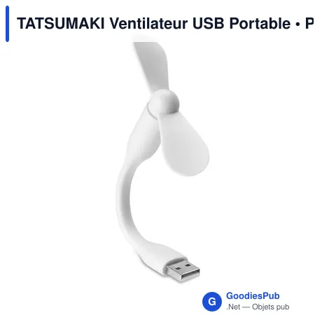 TATSUMAKI Ventilateur USB Portable