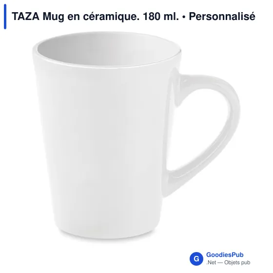 TAZA Mug en céramique. 180 ml. - Image 1