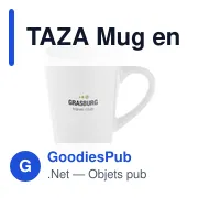TAZA Mug en céramique. 180 ml. - Miniature 2