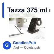Mug personnalisable Tazza 375 ml avec logo - Céramique - Miniature 3