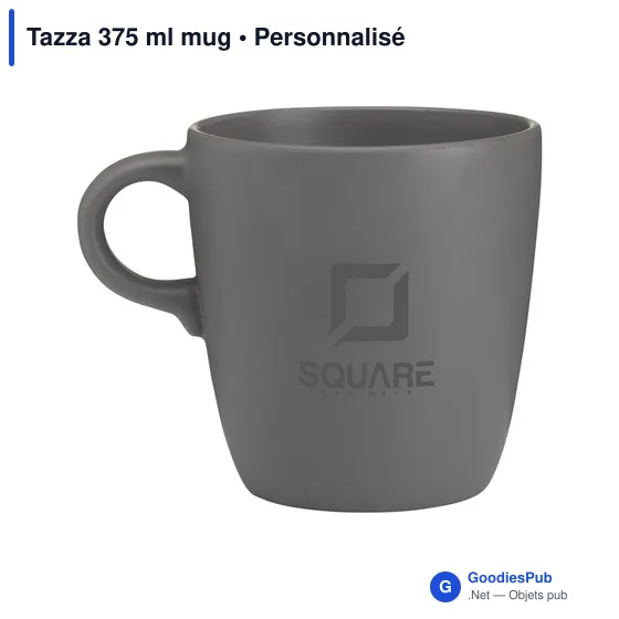 Mug personnalisable Tazza 375 ml avec logo - Céramique - Image 6