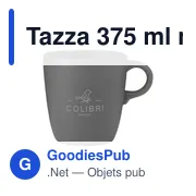 Mug personnalisable Tazza 375 ml avec logo - Céramique - Miniature 7