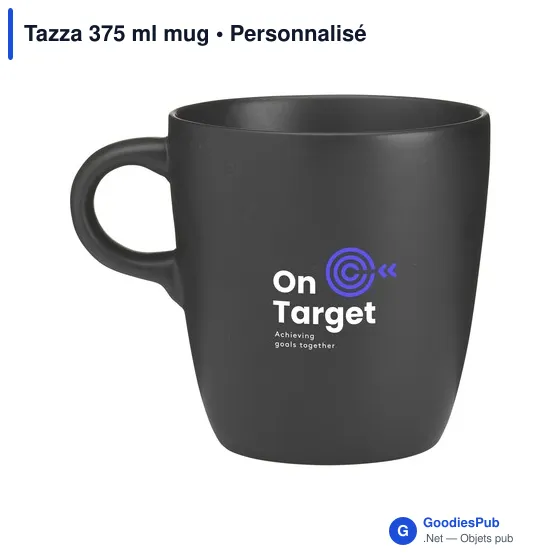 Mug personnalisable Tazza 375 ml avec logo - Céramique - Image 8