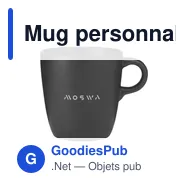 Mug personnalisable Tazza 375 ml avec logo - Céramique - Miniature 9