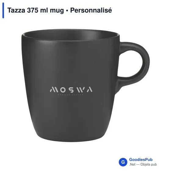 Mug personnalisable Tazza 375 ml avec logo - Céramique - Image 9