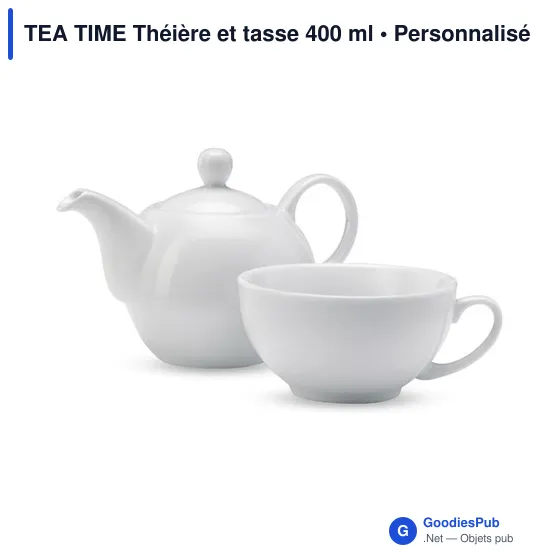 TEA TIME Théière et tasse 400 ml - Image 2