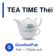 TEA TIME Théière et tasse 400 ml - Miniature 4