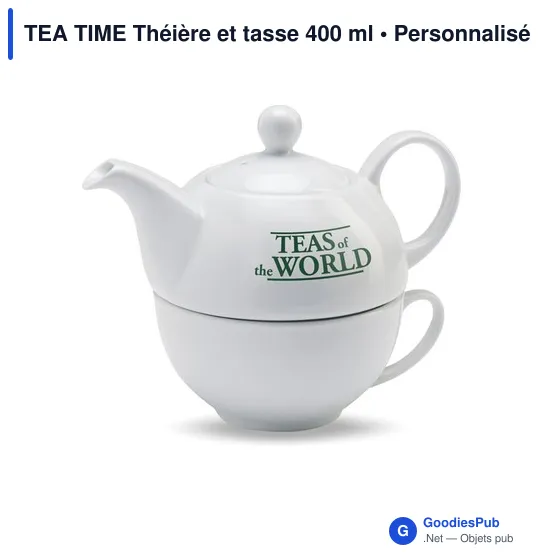 TEA TIME Théière et tasse 400 ml - Image 4
