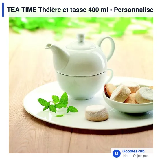 TEA TIME Théière et tasse 400 ml - Image 5