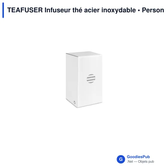 Infuseur à thé personnalisable en acier inoxydable - TEAFUSERavec logo - Image 5