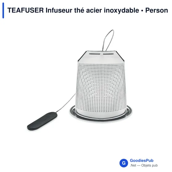 Infuseur à thé personnalisable en acier inoxydable - TEAFUSERavec logo - Image 6