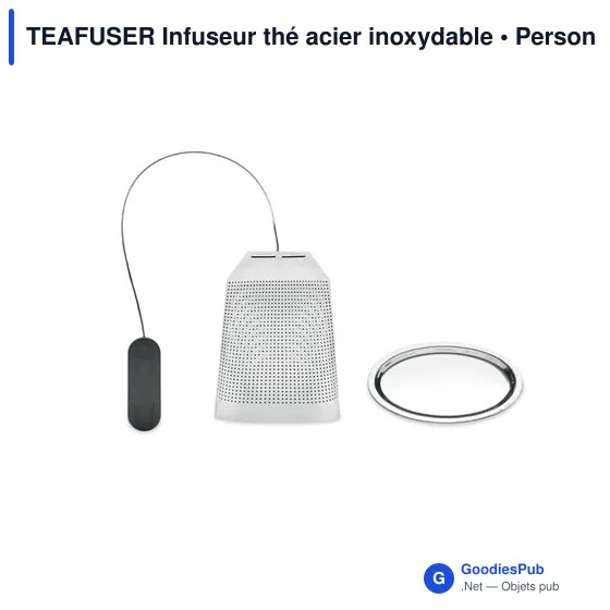Infuseur à thé personnalisable en acier inoxydable - TEAFUSERavec logo - Image 7