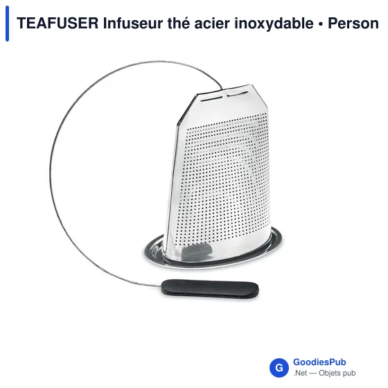 Infuseur à thé personnalisable en acier inoxydable - TEAFUSERavec logo - Image 8