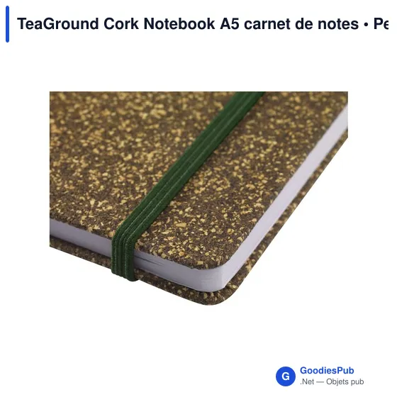 Carnet de notes A5 personnalisable en liège avec logo - Image 4
