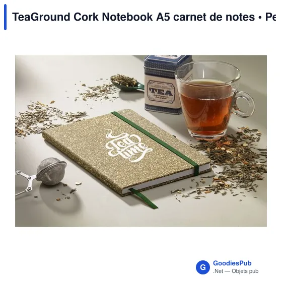 Carnet de notes A5 personnalisable en liège avec logo - Image 5