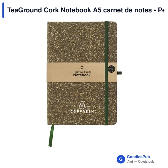 Carnet de notes A5 personnalisable en liège avec logo - Image 6