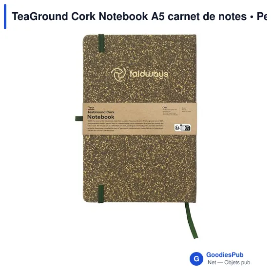 Carnet de notes A5 personnalisable en liège avec logo - Image 7