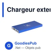 Chargeur externe personnalisable Tecco GRS Recycled Alu Powerbank 5000avec logo - Miniature 5