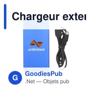 Chargeur externe personnalisable Tecco GRS Recycled Alu Powerbank 5000avec logo - Miniature 6