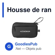 Housse de rangement personnalisable Tech Organizer GRS avec logo - Miniature 12
