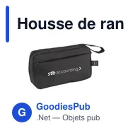 Housse de rangement personnalisable Tech Organizer GRS avec logo - Miniature 8