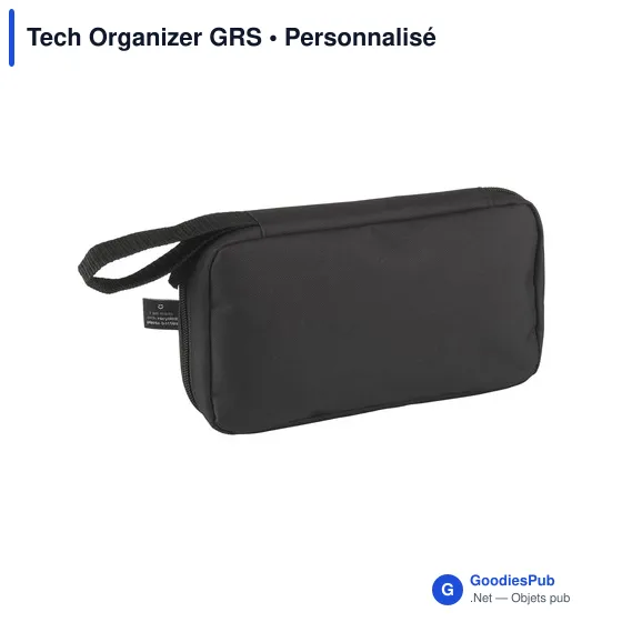 Housse de rangement personnalisable Tech Organizer GRS avec logo - Image 9